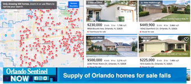 For the first time in 2019, inventory of homes for sale in Central Florida drops